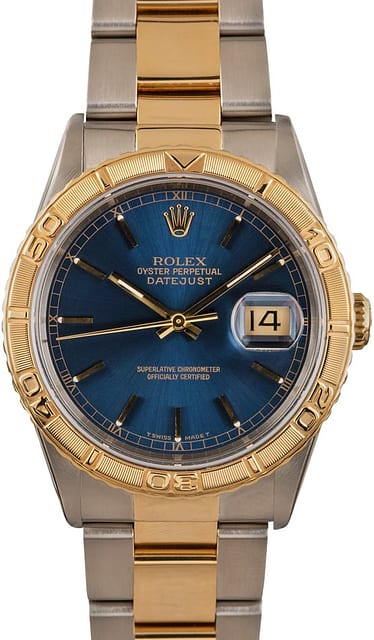 Rolex Datejust 16263 Thunderbird Blue Dial
