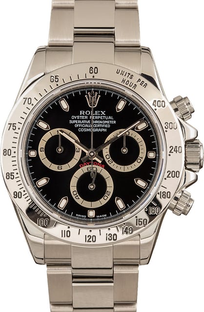 Rolex 116520 Daytona Black Dial