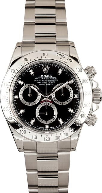 Stainless Steel Rolex Daytona Black
