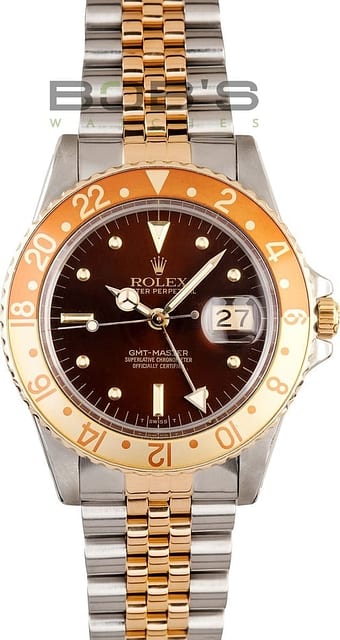 Rolex GMT-Master Model 16753 Brown Dial