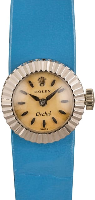 Ladies Rolex Orchid White Gold