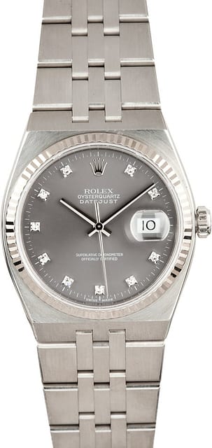 Pre-Owned Men's Rolex Datejust Oysterquartz 17014