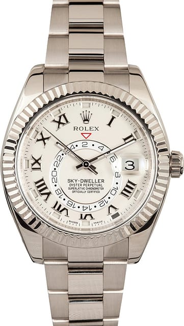 Rolex Men's Sky-Dweller White Gold 326939
