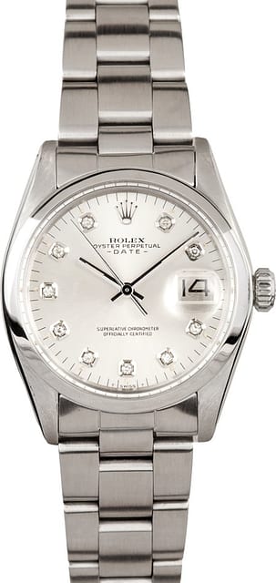 Rolex Date Stainless Steel 15200WRO
