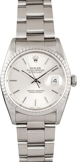 Mens Rolex DateJust Stainless Steel 16220