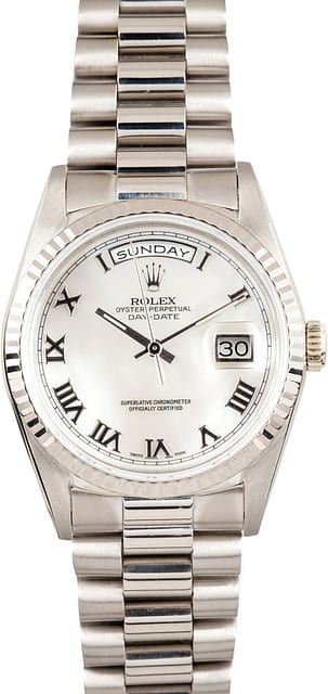 Rolex President White Gold 18239