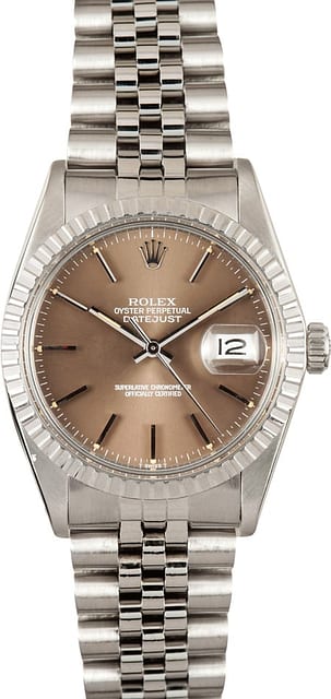Mens Rolex Datejust 16030 Bronze Dial