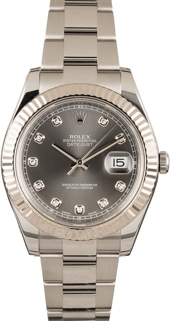 Rolex Datejust II Ref. 116334 Diamonds