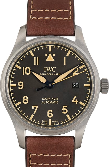Pre-Owned IWC Pilot's Mark XVIII Heritage IW327007 Titanium