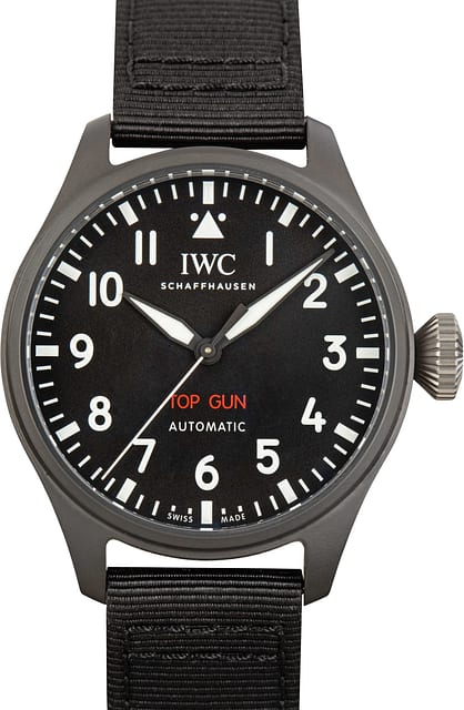 Used IWC Big Pilot&rsquo;s Watch 43 TOP GUN IW329801 Black Ceramic