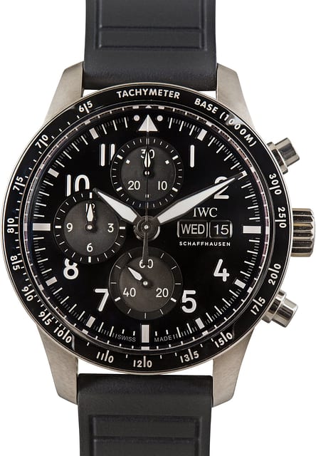 Pre-Owned IWC Pilot&rsquo;s Watch Performance Chronograph 41 AMG Ref IW388305 Titanium