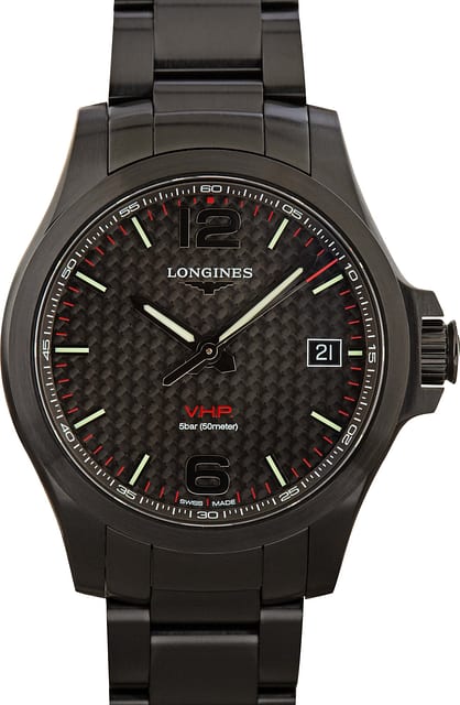Longines Conquest V.H.P. Black Dial