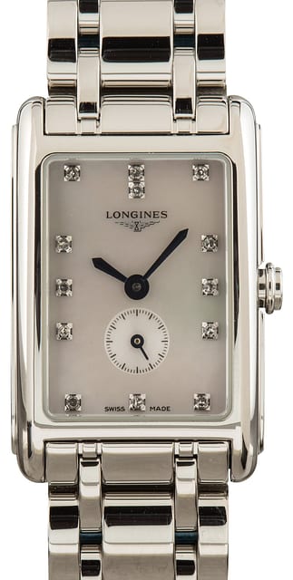 Longines DolceVita White Mother of Pearl Diamond Dial