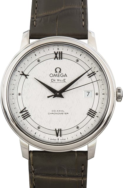 Ladies Omega De Ville Prestige White Dial
