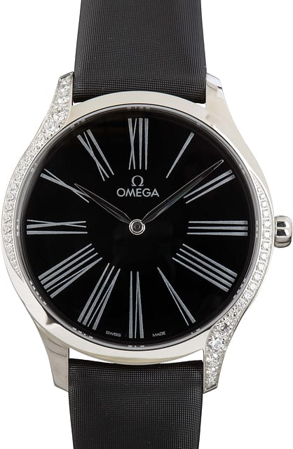 Omega De Ville Tresor Black Roman Dial