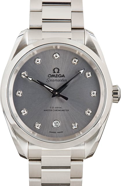 Omega Seamaster Aqua Terra 150M Grey Diamond Dial