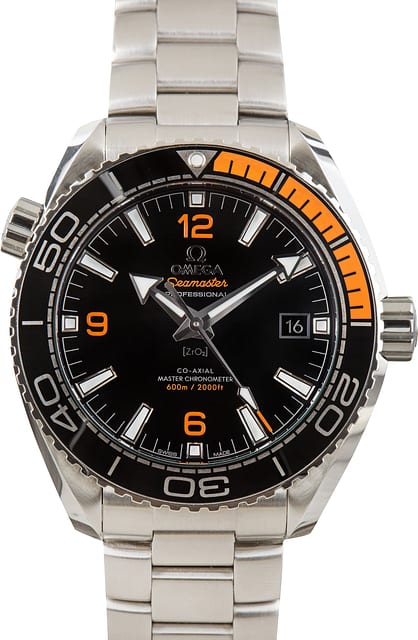 Omega Seamaster Planet Ocean 600M Black & Orange Bezel