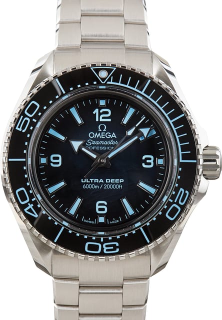 Omega Seamaster Planet Ocean 6000M Ultra Deep O-MEGASTEEL Blue Dial