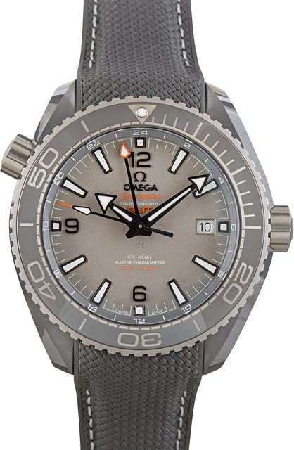 Omega Seamaster Planet Ocean 600M Grey Ceramic on Rubber