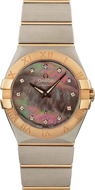 Omega Constellation Diamond Tahiti Mother of Pearl Dial