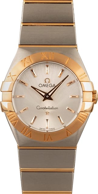 Ladies Omega Constellation Silver Dial