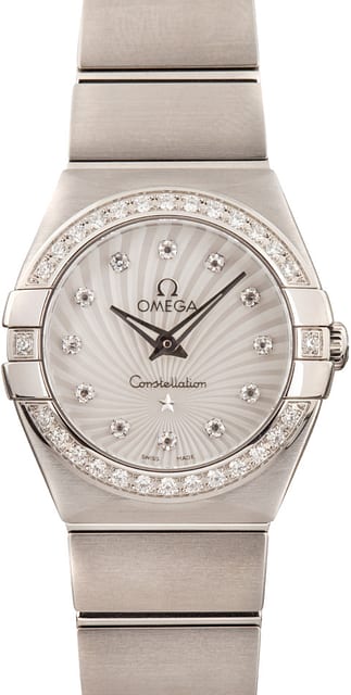 Womens Omega Constellation Quartz Steel