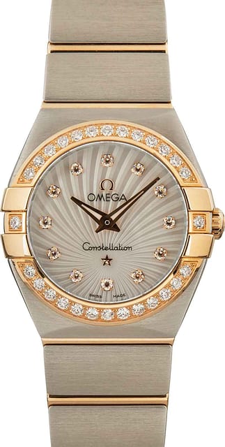 Omega Constellation Mother of Pearl Diamond Supernova Dial