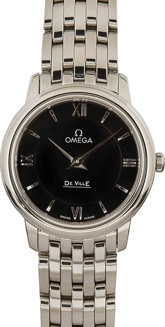 Omega De Ville Prestige Black Dial