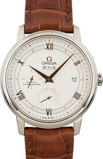 Omega De Ville Prestige Co-Axial Silver Dial