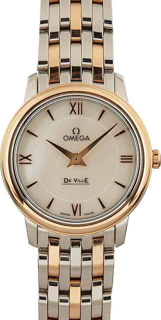 Omega De Ville Prestige Red Gold & Steel