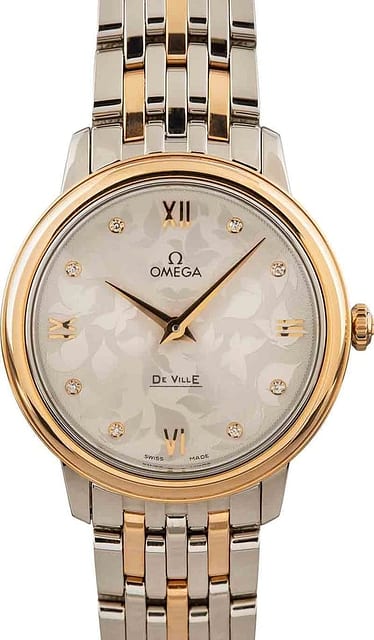 Ladies Omega De Ville Prestige Butterfly Dial