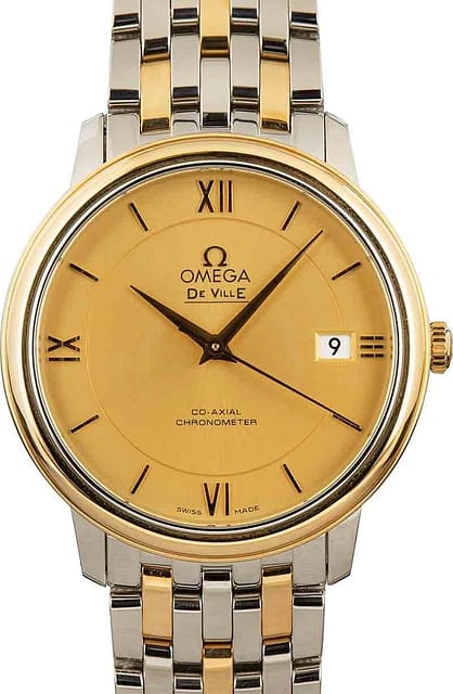 Omega De Ville Prestige Champagne Dial