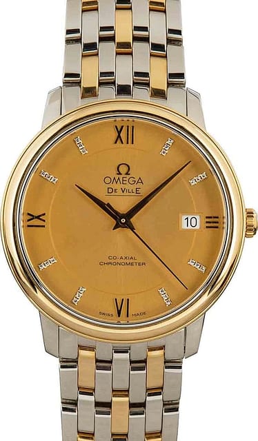 Omega De Ville Prestige Diamond Index Dial