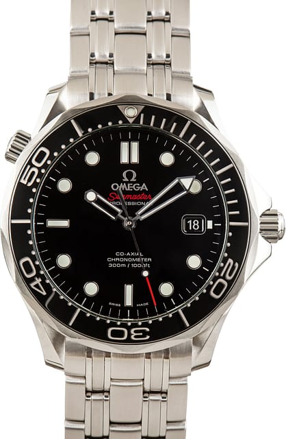 Used Omega Black Dial Seamaster Diver 300M