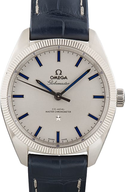Omega Constellation Globemaster Platinum on Leather