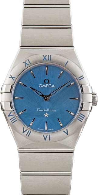 Omega Constellation Celestial Blue Dial
