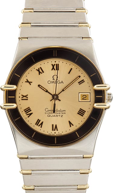 Pre-Owned Omega Constellation Champagne Roman Dial