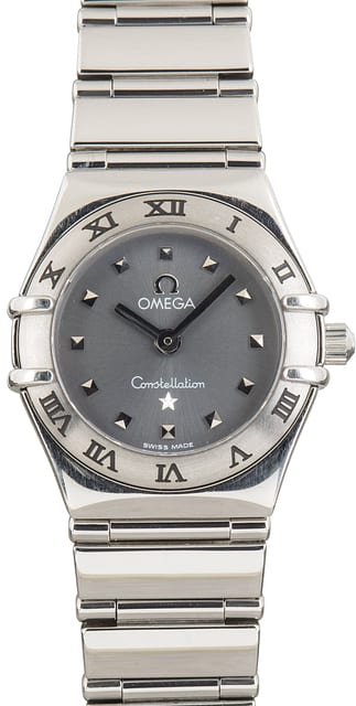 Ladies Mini Omega Constellation Grey Dial