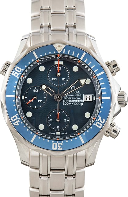 Pre-Owned Omega Seamaster 2599.80.00 Blue Dial James Bond