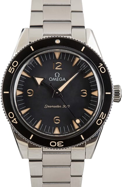 Used Omega Seamaster 300 Black Dial