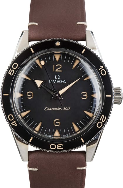 Pre-owned Omega Seamaster 300 Co-Axial Arabic Markers