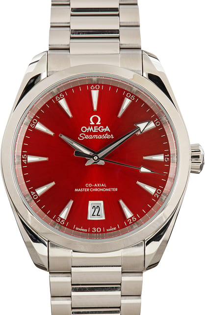 Pre-Owned Omega Seamaster Aqua Terra Shades Terracotta Dial
