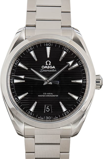 Preowned Omega Seamaster Aqua Terra 150M Black