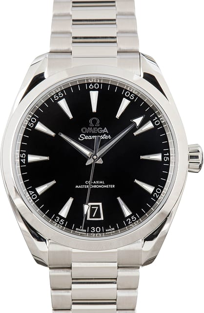 Used Omega Seamaster Aqua Terra 150M 41MM Black Dial