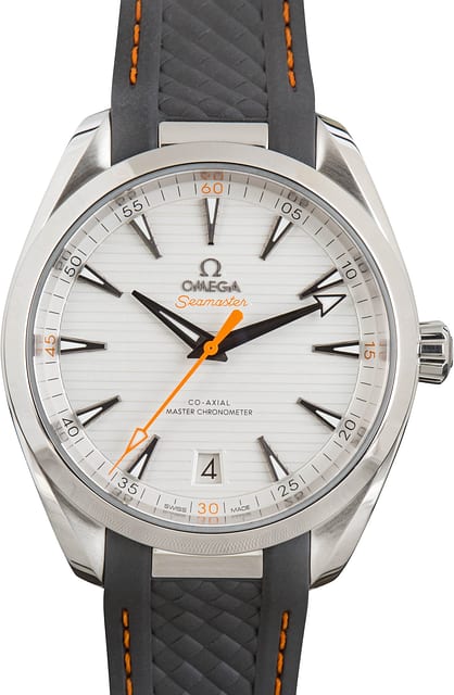 Used Omega Seamaster Aqua Terra 150M Steel on Rubber Strap