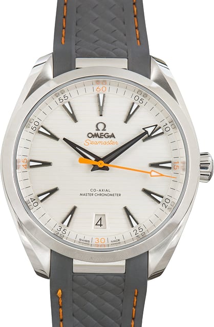 Used Omega Seamaster Silver Teak Dial Aqua Terra 150M