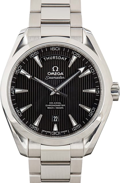 Omega Seamaster Aqua Terra 150M Black Teak Dial