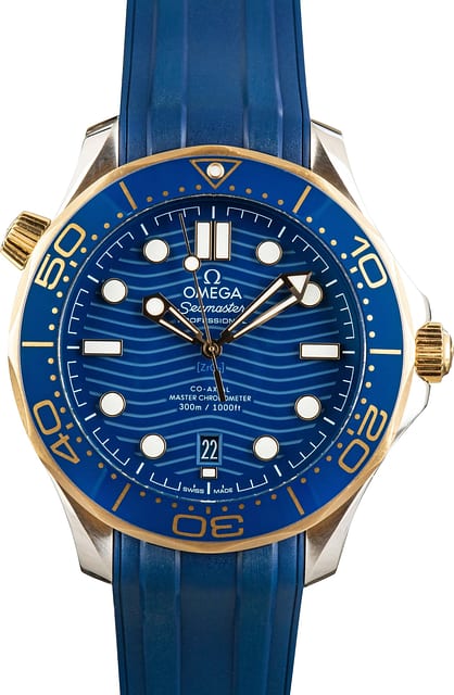 Preowned Omega Seamaster Stainless Steel & 18k Yellow Gold