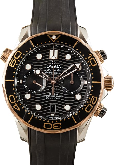 Pre-Owned Omega Seamaster Steel & Sedna Gold