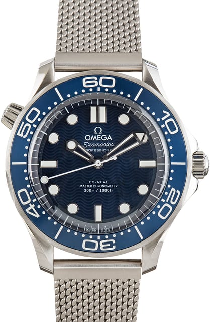 Pre-Owned James Bond 60th Anniversary Omega Seamaster Diver 300M
